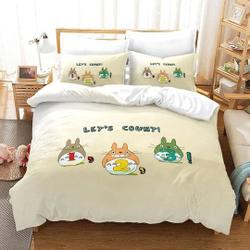 Tonari no Totoro #26 Duvet Cover Pillowcase Bedding Set Gift For Your Girlfriend Boyfriend Gift For Love Gift For Friend Best Valentine Present Holiday Gift