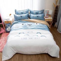 Tonari no Totoro #6 Duvet Cover Pillowcase Bedding Set Gift For Your Girlfriend Boyfriend Gift For Love Gift For Friend Best Valentine Present Holiday Gift
