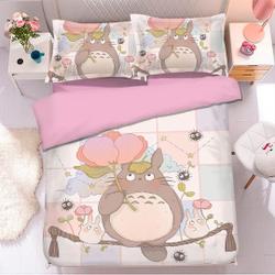 Totoro Studio Ghibli Bedding Set, Spirited Away Blanket, My Neighbor TotoroGift For Your Girlfriend Boyfriend Gift For Love Gift For Friend Best Valentine Present Holiday Gift