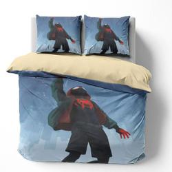Spider Man Into The Spider Verse Duvet Cover Bedding Set Gift For Your Girlfriend Boyfriend Gift For Love Gift For Friend Best Valentine Present Holiday Gift