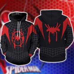 Miles Morales Halloween 3D All Over Print Hoodie, Spider Man Across The SpiderVerse Shirt