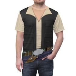 Star Wars Han Solo 3D Shirt, Star Wars Cosplay Costume Meaningful Gift For Family Gift For Boyfriend Valentine Gift