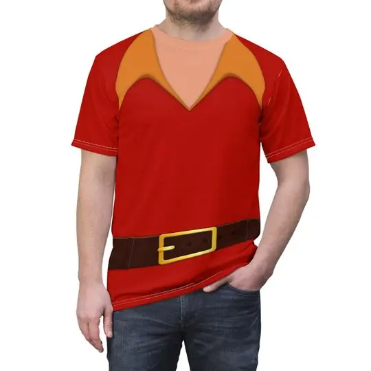 Gaston, Beauty and the Beast Unisex T-Shirt - Halloween, Cosplay Meaningful Gift For Family Gift For Boyfriend Valentine Gift
