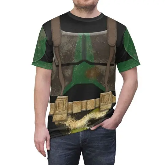 Star Wars Clone Trooper 3D T-Shirt , Star Wars Cosplay Costume Meaningful Gift For Family Gift For Boyfriend Valentine Gift