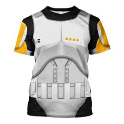 Star Wars Clone Trooper 3D T-Shirt , Star Wars Cosplay Meaningful Gift For Family Gift For Boyfriend Valentine Gift