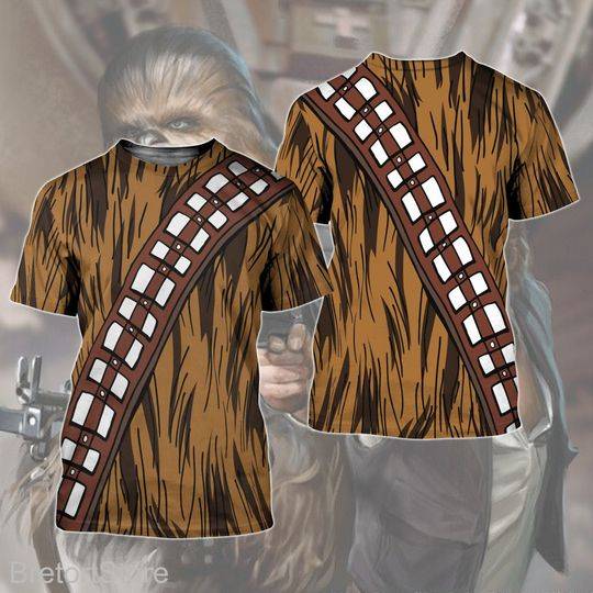 Chewbacca Cosplay Tshirt, Galaxy'S Edge Chewbacca Cosplay Meaningful Gift For Family Gift For Boyfriend Valentine Gift