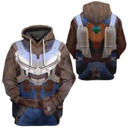 Rocket Racoon Guardian Of The Galaxy 3D Hoodie