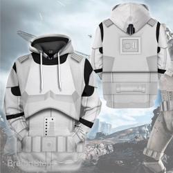 Stormtrooper 3D Full Printed Shirt, Galaxy War Hero Hoodie