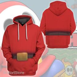 Mario Shy Guy Halloween 3D Cosplay Shirt, Halloween Costume