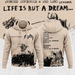Avenged Sevenfold Life Is But A Dream North American Tour 2023 3D Hoodie