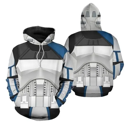 Star Wars Clone Trooper 3D Hoodie, Star Wars Cosplay Costume
