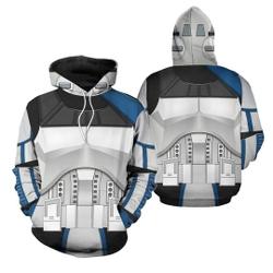 Star Wars Clone Trooper 3D Hoodie, Star Wars Cosplay Costume