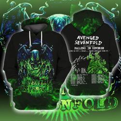 Avenged Sevenfold Life Is But A Dream North American Tour 2023 3D Hoodie