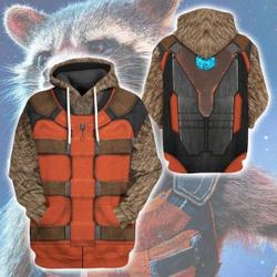 US Superhero Halloween Costume 3D Hoodie