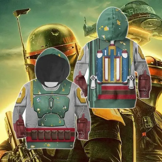 Star Wars Boba Fett Cosplay 3D Hoodie