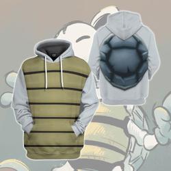 Dry Bones Mario 3D Tshirt, Mario Dry Bones Cosplay 3D Hoodie