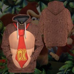 Unisex Donkey Kong Full Over Print 3D Hoodie