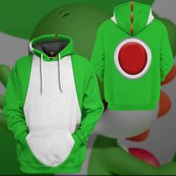 Unisex Mario Yoshi Full Over Print 3D Hoodie