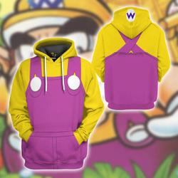 Unisex Wario Full Over Print 3D Hoodie