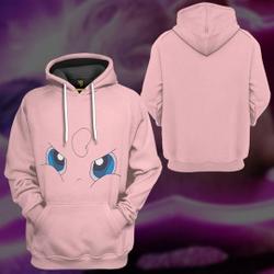 Unisex Jigglypuff Full Over Print 3D Hoodie