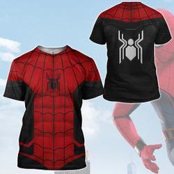 Spiderman Cosplay 3D Shirt, Hero Spider 3D All Over Print 3D Shirt Meaningful Gift For Family Gift For Boyfriend Valentine Gift