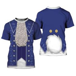 White Rabbit Full Over Print 3D Hoodie | Alice in Wonderland Cosplay 3D Shirt Meaningful Gift For Family Gift For Boyfriend Valentine Gift