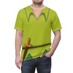 Disney Peter Pan Costume Halloween 3D Full Printed Shirt Meaningful Gift For Family Gift For Boyfriend Valentine Gift
