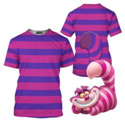 Alice In Wonderland Costume 3D Shirt, Halloween Costume 3D Shirt Meaningful Gift For Family Gift For Boyfriend Valentine Gift