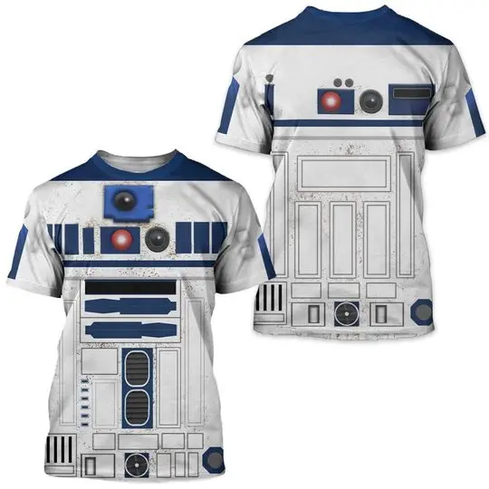R2D2 Suit Full Over Print 3D Shirt Meaningful Gift For Family Gift For Boyfriend Valentine Gift