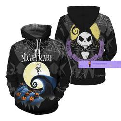 Halloween Gifts, Jack Skellington Hoodie, Nightmare Before Christmas