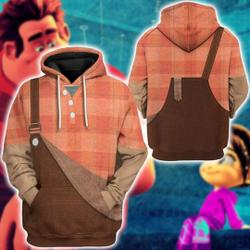 Wreck It Ralph Cosplay 3D Hoodie, Funny Movie Character 3D