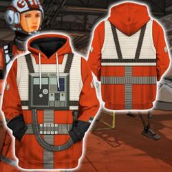 Rebel Pilot Cosplay 3D Hoodie, Darth Vader Rebel Pilot Cosplay