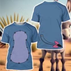 Animated Donkey Character Cosplay Shirt, Donkey Halloween Meaningful Gift For Family Gift For Boyfriend Valentine Gift