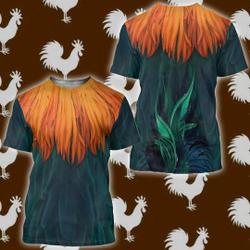 Rooster Costume 3D All Over Print Shirt, Native Movie Halloween Meaningful Gift For Family Gift For Boyfriend Valentine Gift