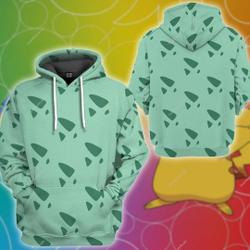 Bulbasaur Cosplay Hoodie, PokeBall Bulbasaur Cosplay Costume