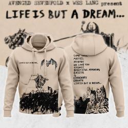 Avenged Sevenfold Life Is But A Dream North American Tour 2023 3D Shirt