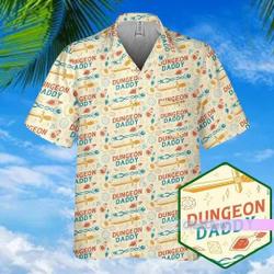 Dungeon Daddy Shirt, Dnd Hawaiian Shirt Gift For Your Girlfriend Boyfriend Gift For Love Gift For Friend Best Valentine Present Holiday Gift