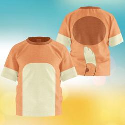 Cute Puppy Character Costume 3D Shirt, Animated Meaningful Gift For Family Gift For Boyfriend Valentine Gift