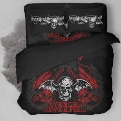 Avenged Sevenfold Bedding Set Gift For Your Girlfriend Boyfriend Gift For Love Gift For Friend Best Valentine Present Holiday Gift