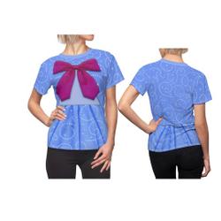 Blue Fairy Godmother Women 3D T-Shirt, Halloween Meaningful Gift For Family Gift For Boyfriend Valentine Gift