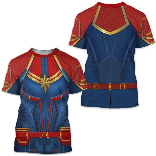 Superhero Women 3D T-Shirt, Halloween Cosplay Running Meaningful Gift For Family Gift For Boyfriend Valentine Gift