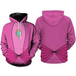 Pink Princess 3D All Over Print Princess Toad Kingdom Cosplay 3D Hoodie
