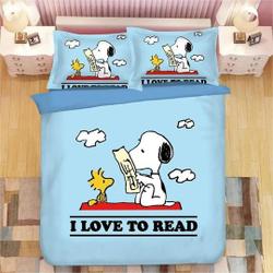 Snoopy #7 Duvet Cover Pillowcase Bedding Set Home Bedroom DecorGift For Your Girlfriend Boyfriend Gift For Love Gift For Friend Best Valentine Present Holiday Gift