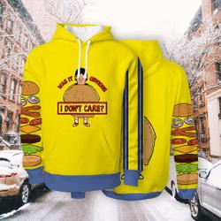 Hoodie Movie 3D Printed Gene Hooded Belcher Bob's Burgers Pullover Sweatshirt Shirt