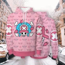 Hoodie Anime 3D Printed Tony Chop O Piece Anime Hooded Jacket Sweatshirt Gift