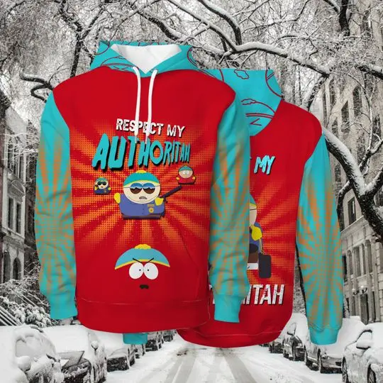 Hoodie Cartoon 3D Sweatshirt E Rics Hooded Pullover Sweatshirt Shirt
