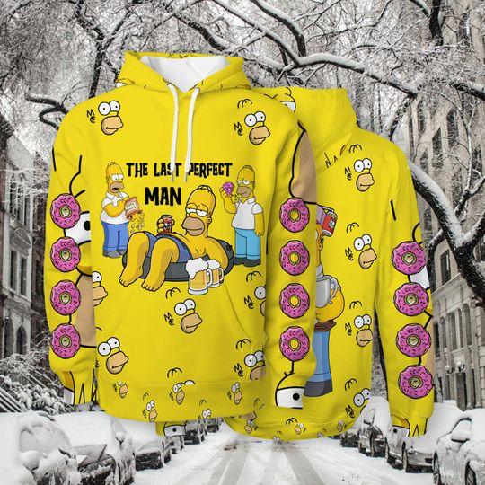 Hoodie Cartoon 3D Ho Mers Character Simp Tv Series Winter Xmas Hooded Sweatshirt Shirt