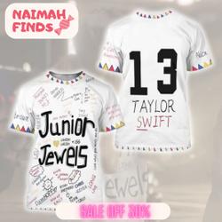 Junior Jewels Shirt, Custom Name and Number Taylor Shirt, You Belong With Me Outfit Meaningful Gift For Family Gift For Boyfriend Valentine Gift