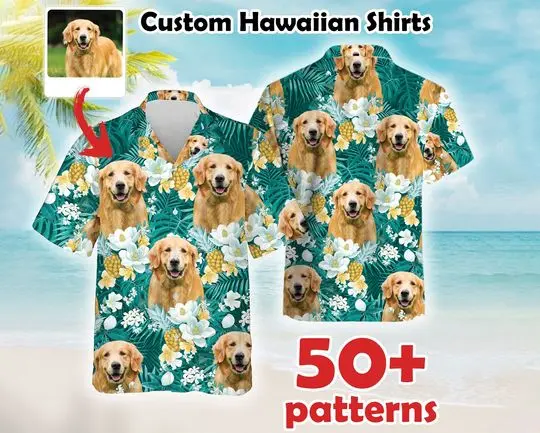 Personalized Photo Upload Photo Hawaiian Shirt Gift For Your Girlfriend Boyfriend Gift For Love Gift For Friend Best Valentine Present Holiday Gift