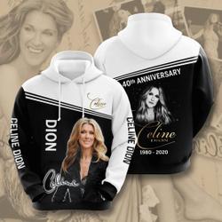 Celine Dion 3D Hoodie